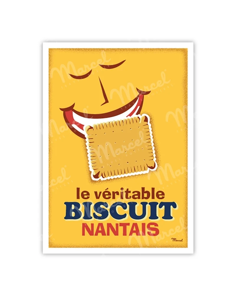 Carte Postale "Le Biscuit Nantais"