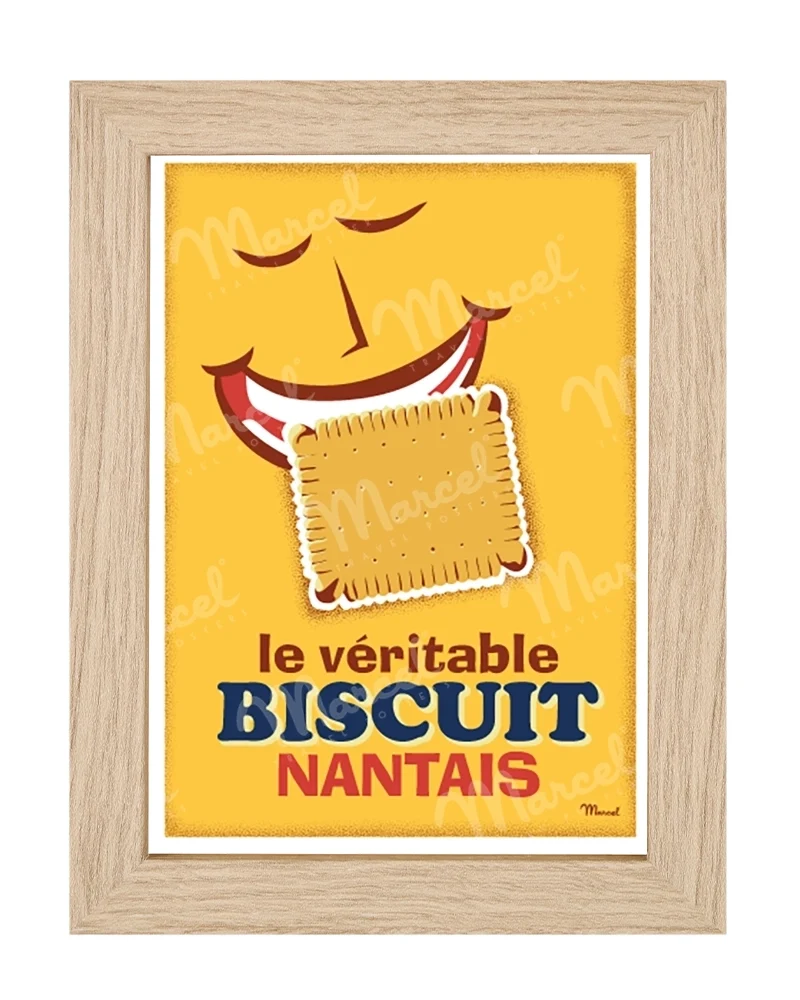 Carte Postale "Le Biscuit Nantais"