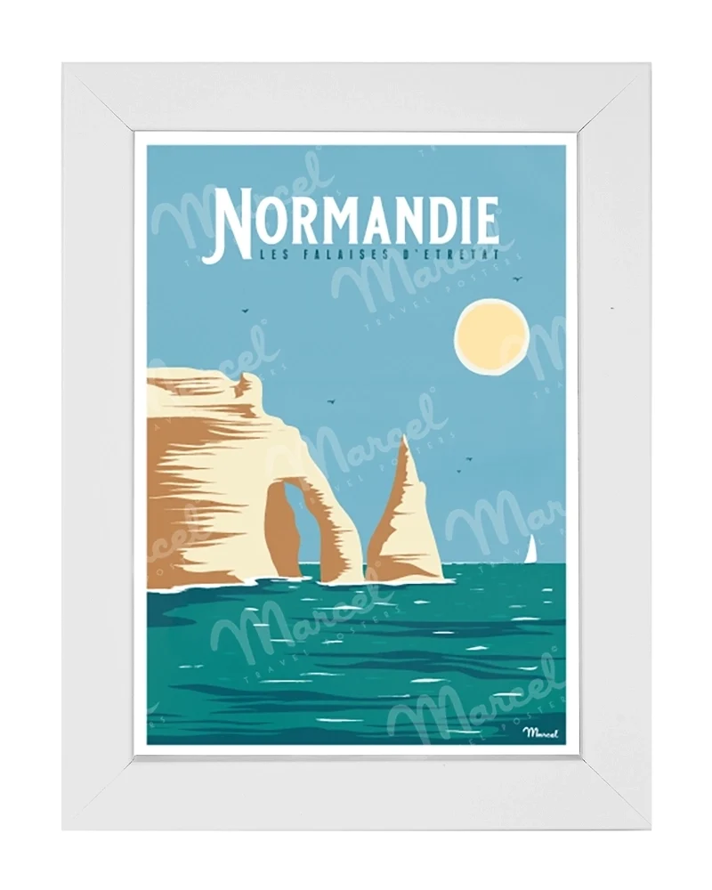 Carte Postale NORMANDIE "Falaises d’Etretat"