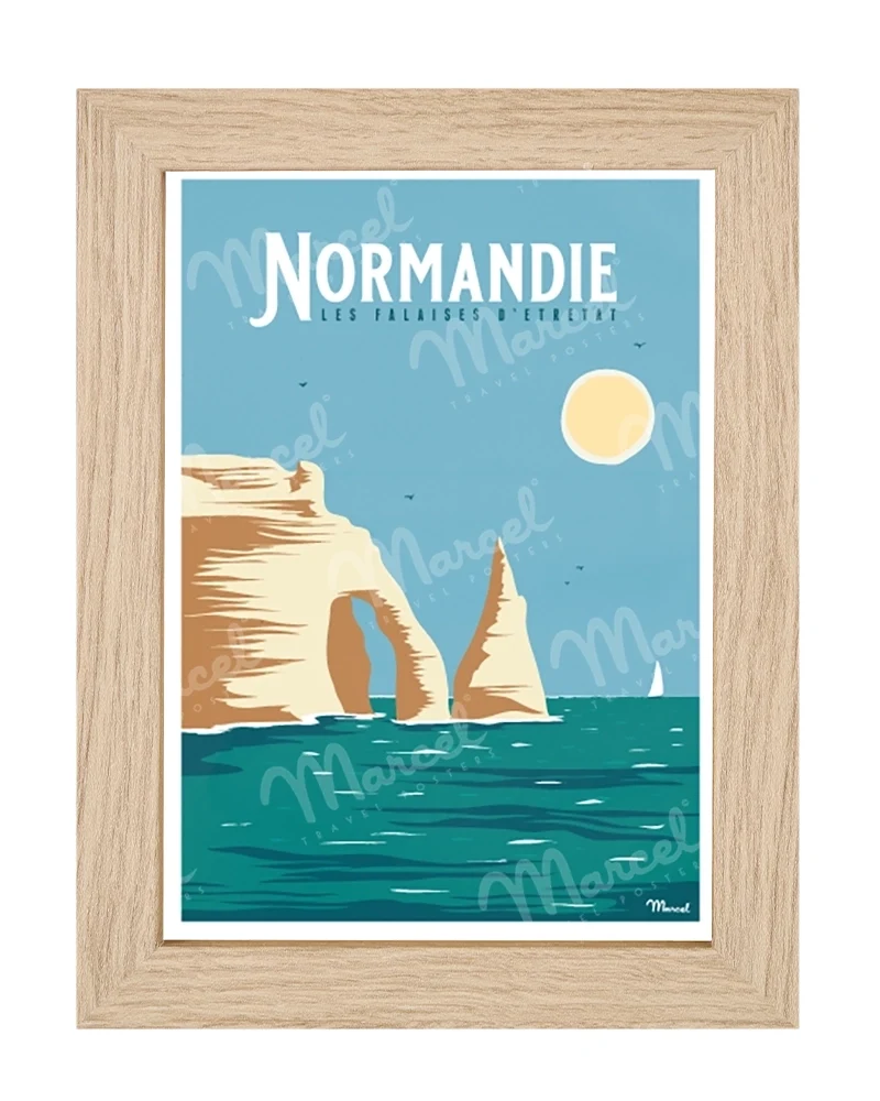 Carte Postale NORMANDIE "Falaises d’Etretat"