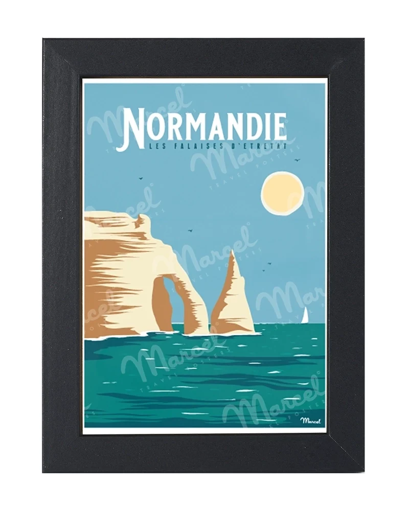 Carte Postale NORMANDIE "Falaises d’Etretat"
