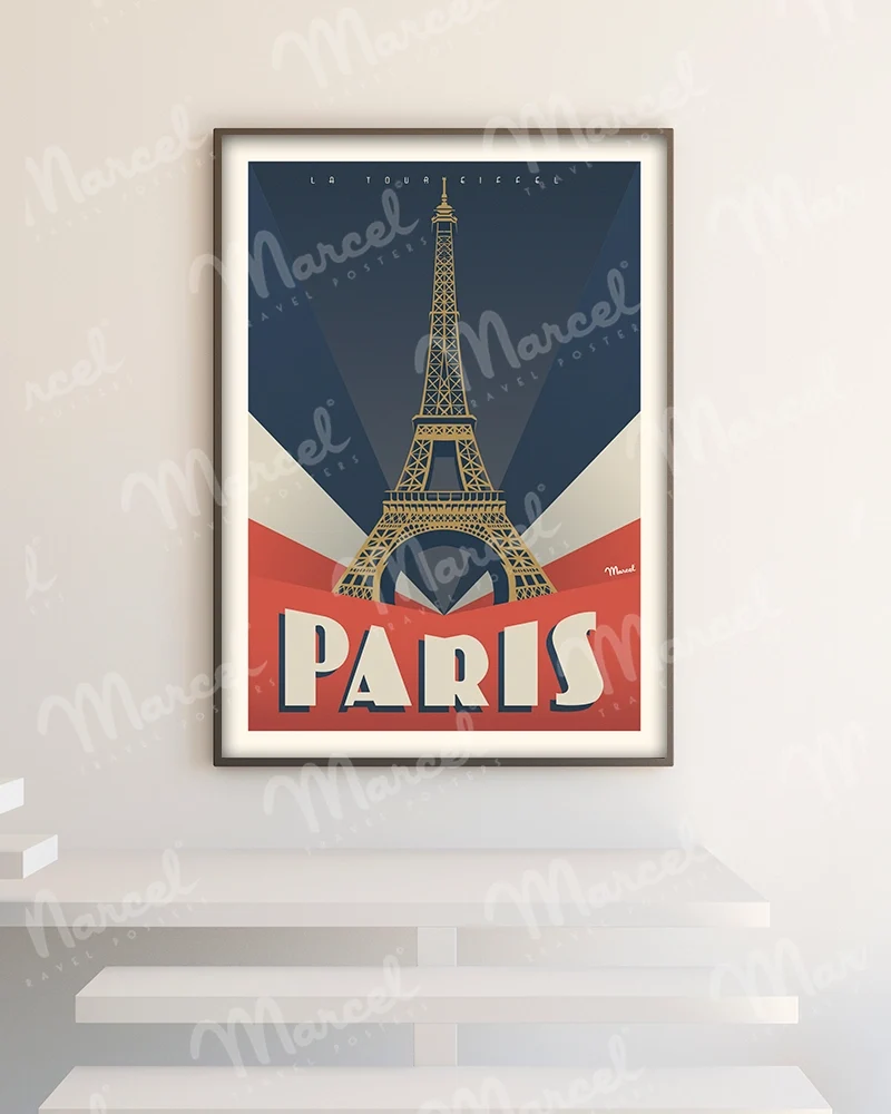 Affiche PARIS "Tour Eiffel"