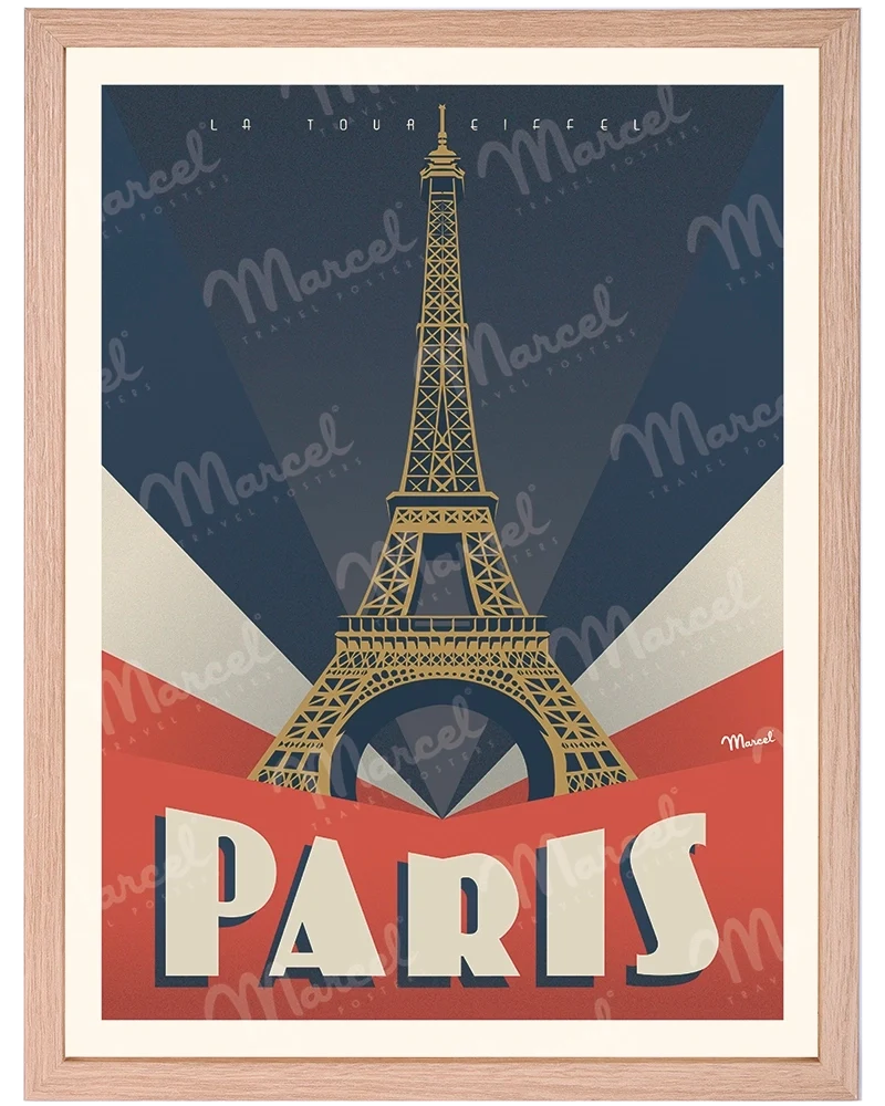 Affiche PARIS "Tour Eiffel"