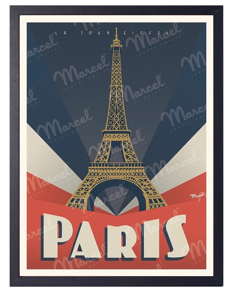 Affiche PARIS "Tour Eiffel"