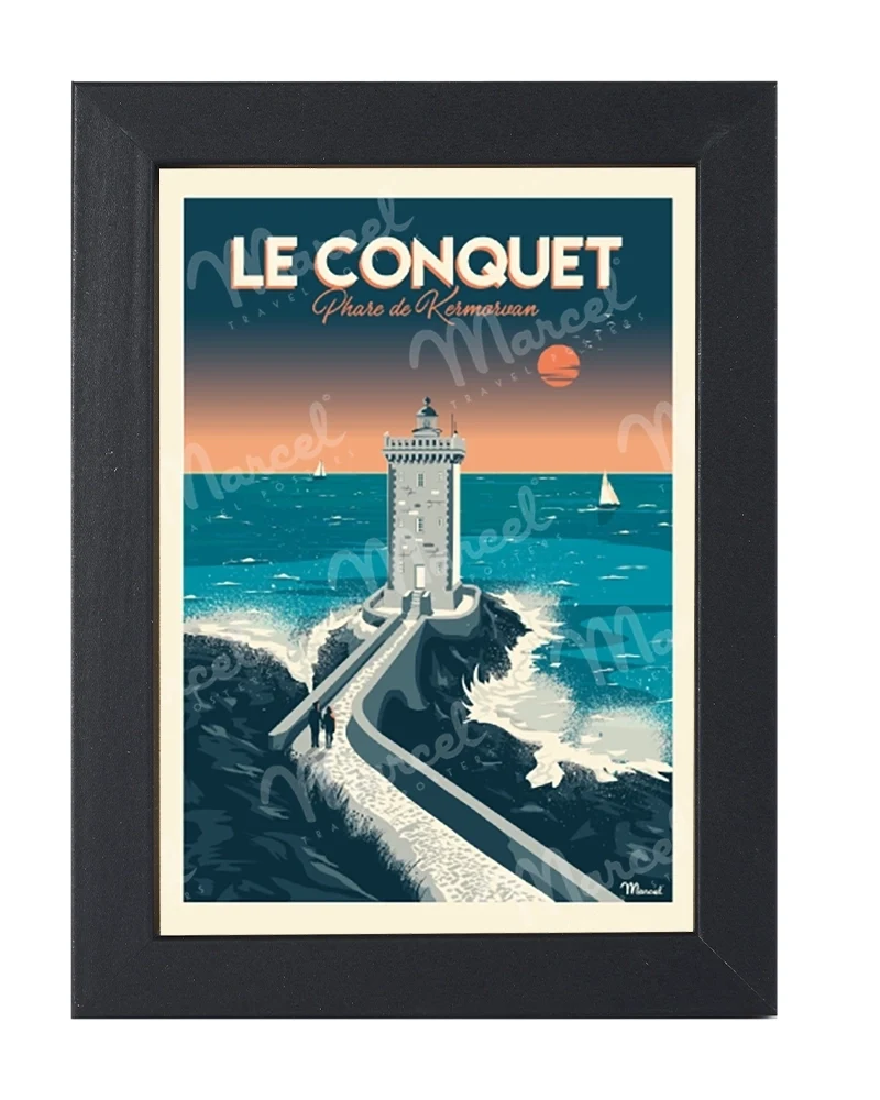 Carte Postale LE CONQUET "Phare de Kermorvan"