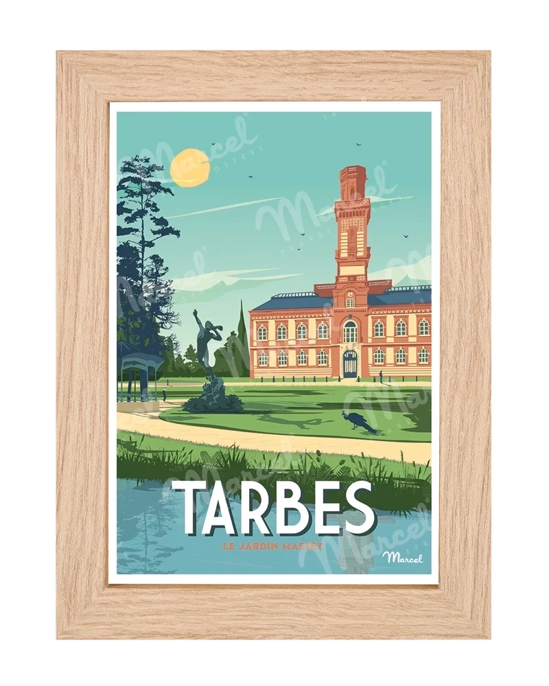 Carte Postale TARBES "Le Jardin Massey"