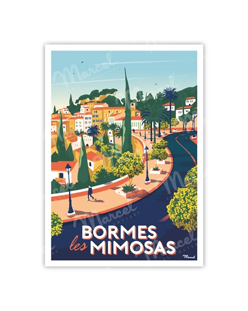 Carte Postale BORMES-LES-MIMOSAS
