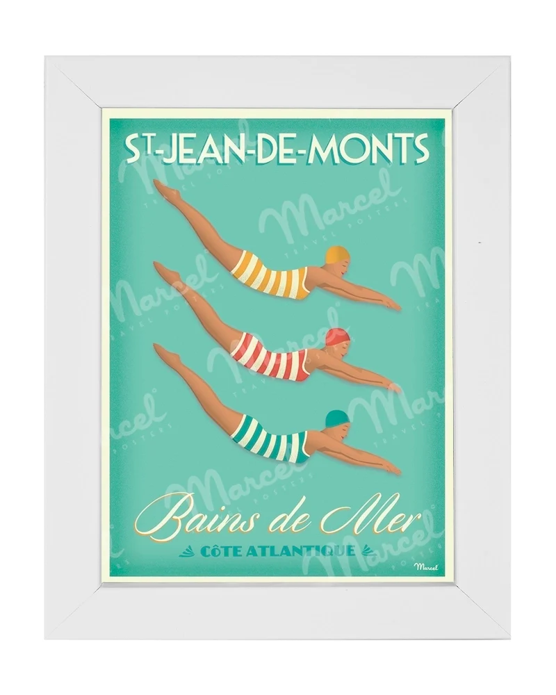 Carte Postale SAINT-JEAN-DE-MONTS "Bains de Mer"