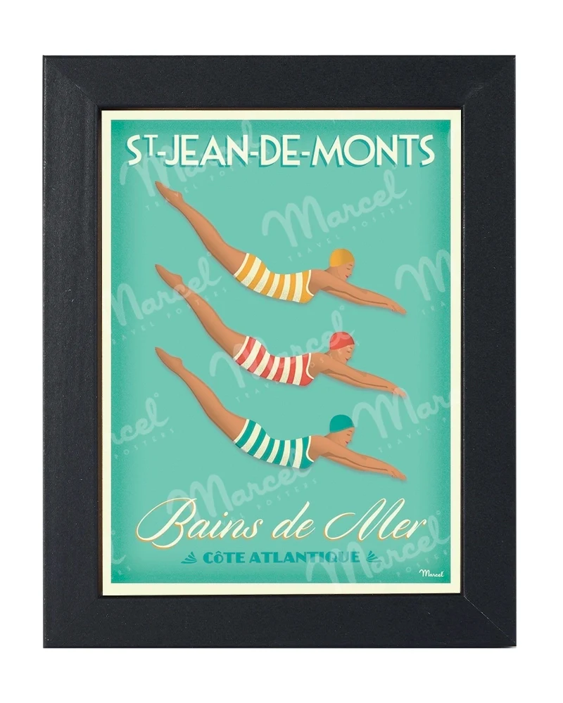 Carte Postale SAINT-JEAN-DE-MONTS "Bains de Mer"