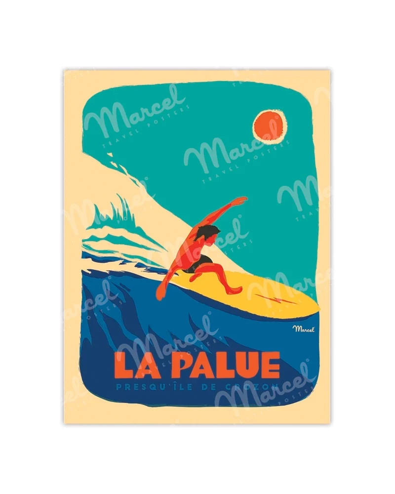 Carte Postale LA PALUE "Surfeur"