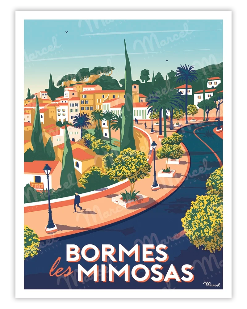 Affiche BORMES-LES-MIMOSAS
