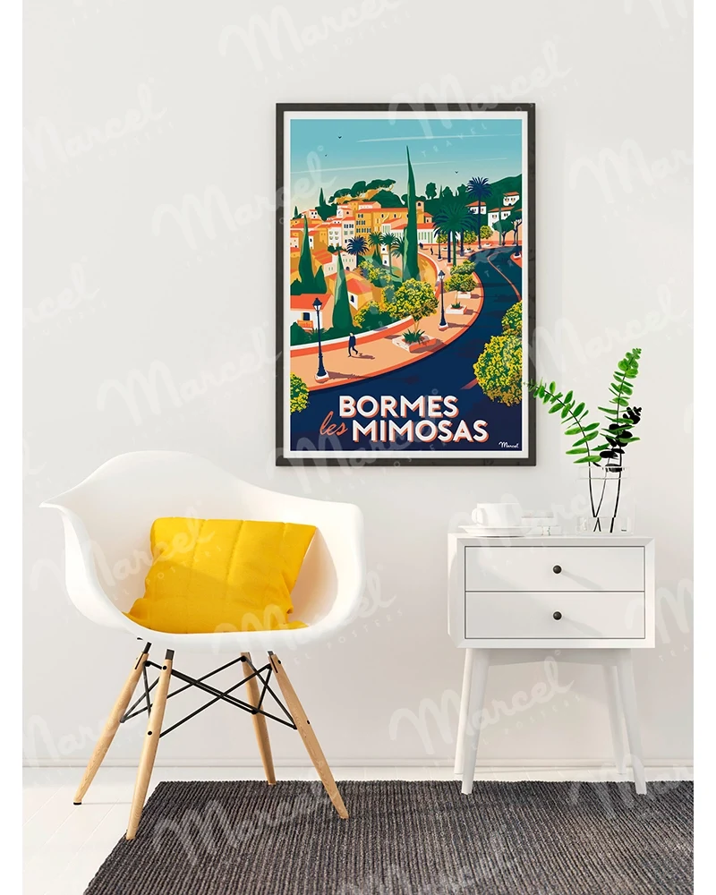 Affiche BORMES-LES-MIMOSAS
