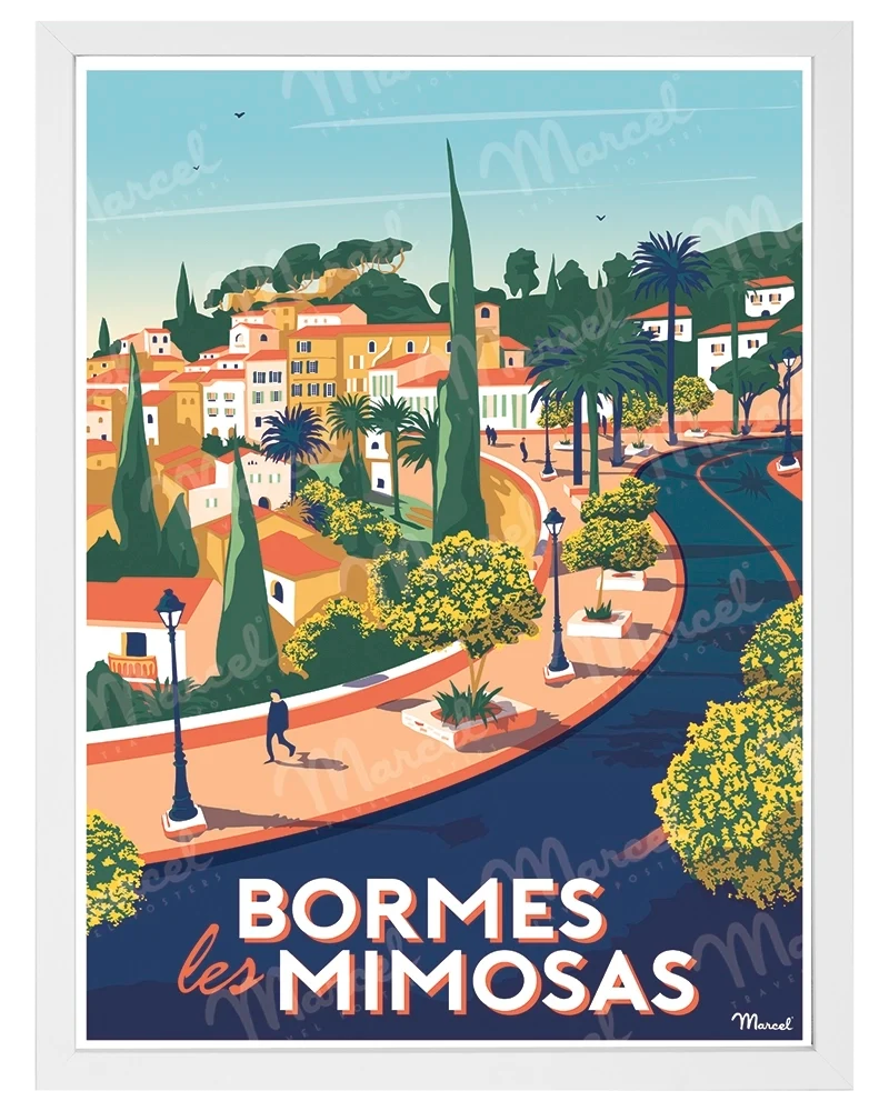 Affiche BORMES-LES-MIMOSAS