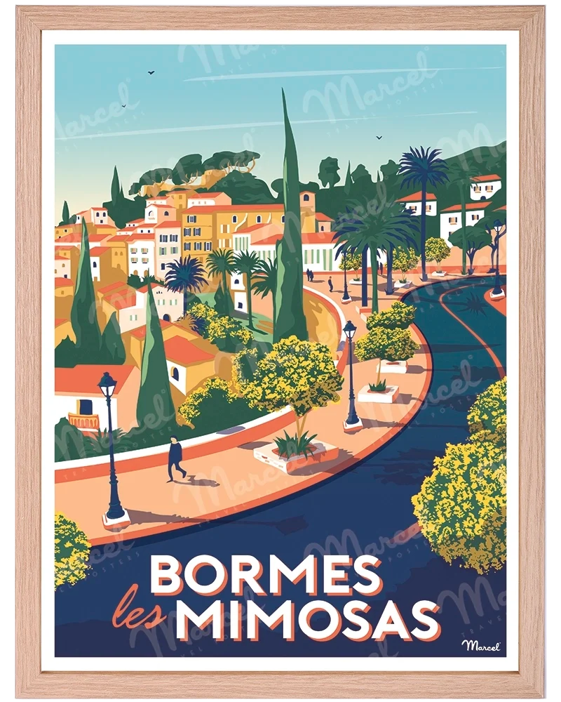 Affiche BORMES-LES-MIMOSAS