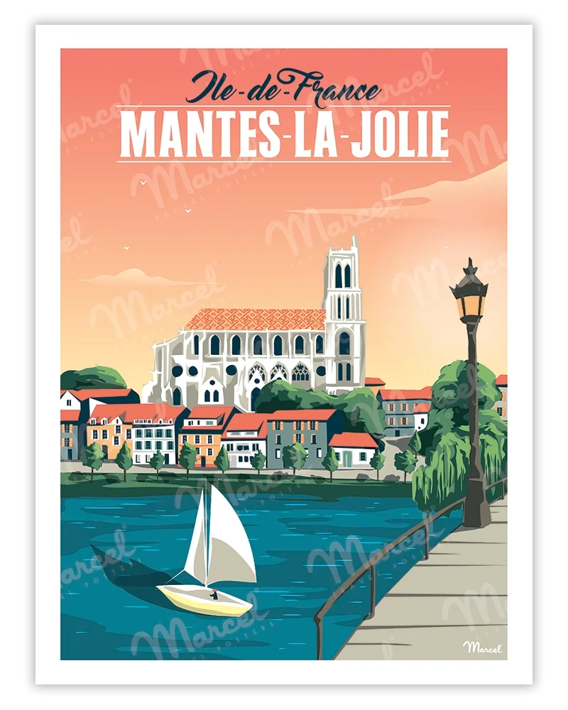 Affiche MANTES-LA-JOLIE