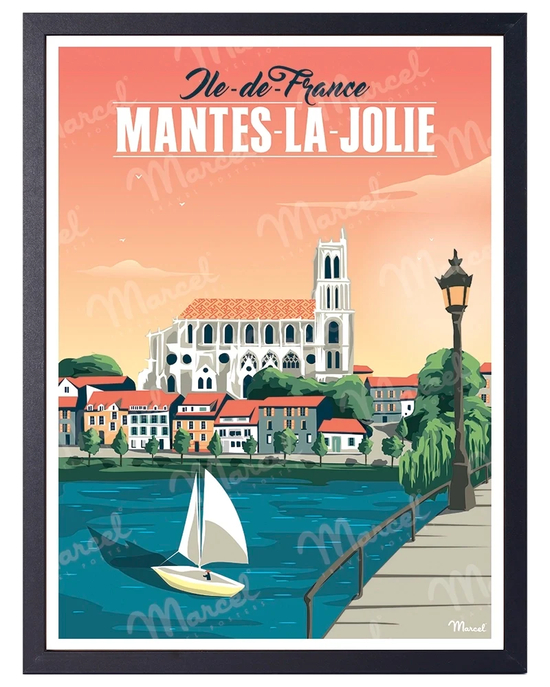 Affiche MANTES-LA-JOLIE