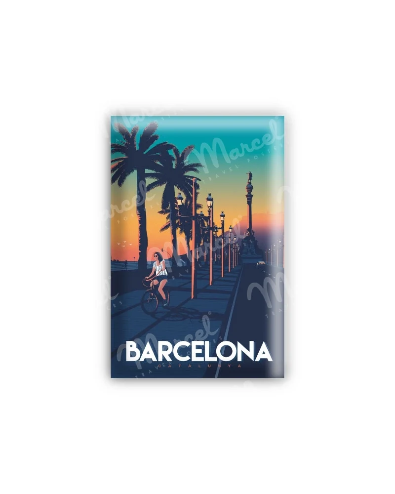 Magnet BARCELONE "Passeig de Colom"