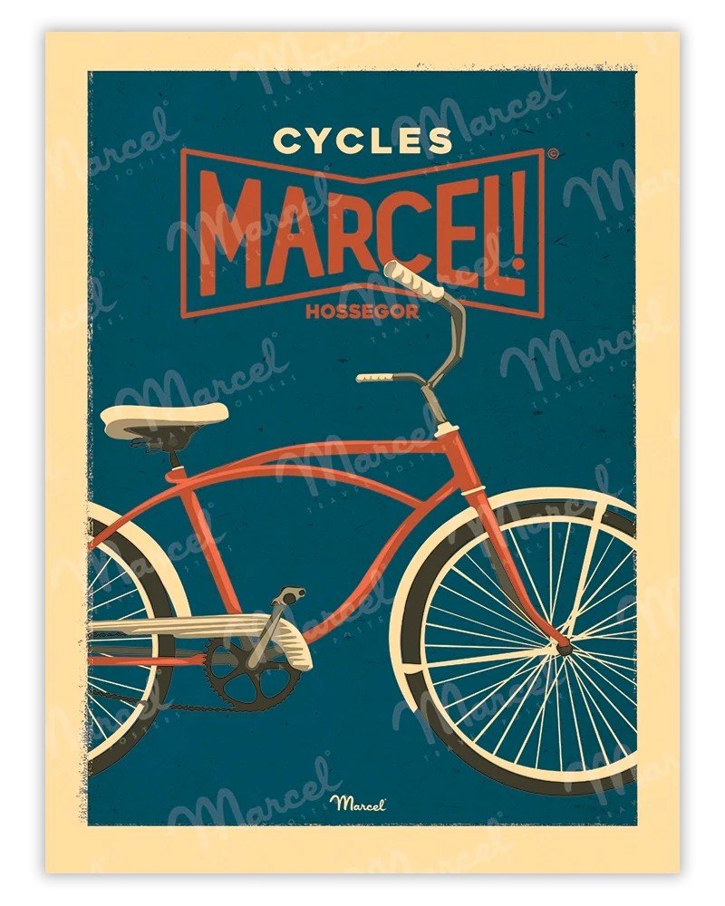 Affiche "Cycles Marcel"