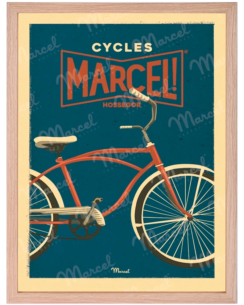 Affiche "Cycles Marcel"