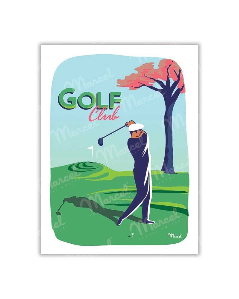 Carte Postale "Golf Club"
