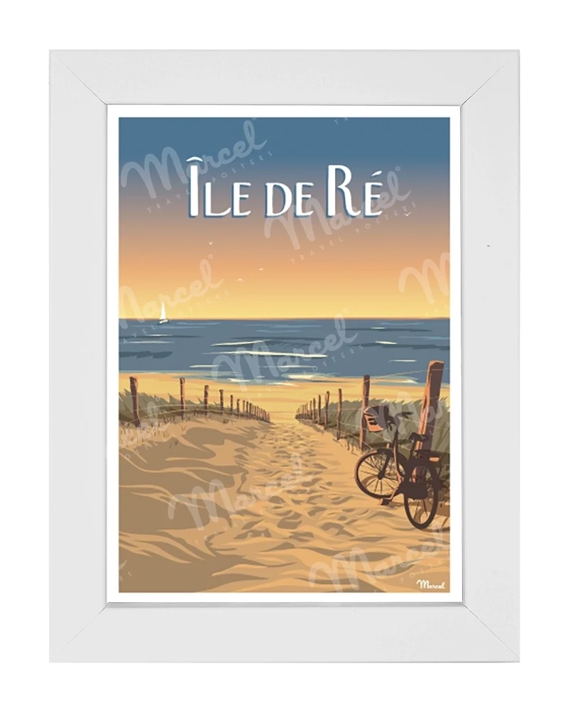 Carte Postale ÎLE DE RÉ "Bois-Plage"
