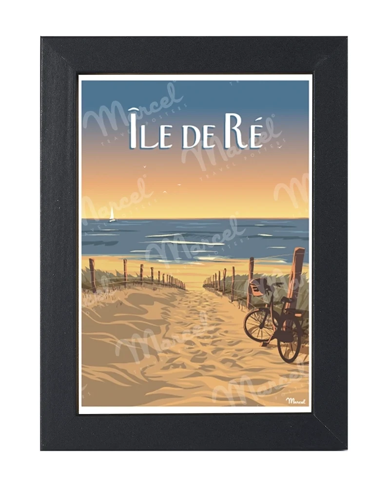 Carte Postale ÎLE DE RÉ "Bois-Plage"