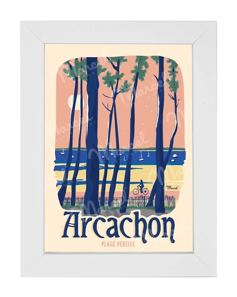 Carte Postale ARCACHON "Plage Pereire"