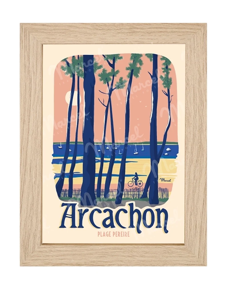 Carte Postale ARCACHON "Plage Pereire"