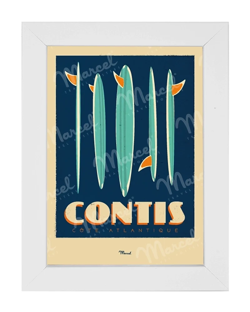 Carte Postale CONTIS "Surfboards"