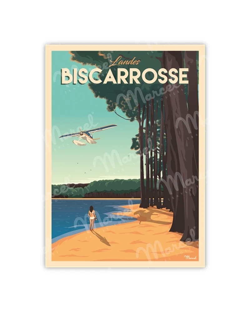 Carte Postale BISCARROSSE