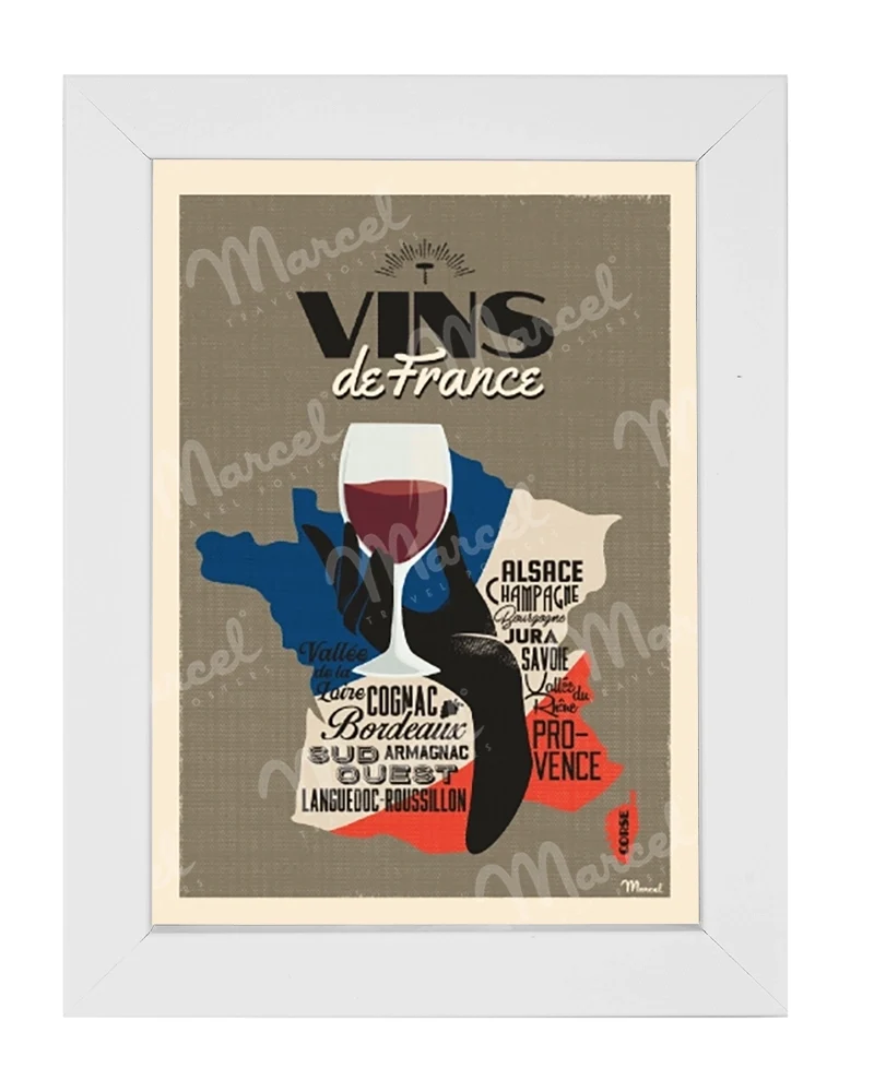 Carte Postale "Vins de France"
