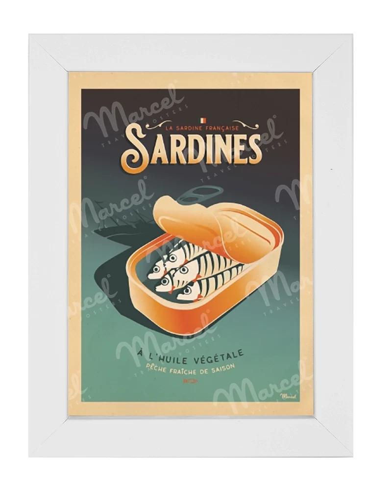 Carte Postale "Les Sardines"