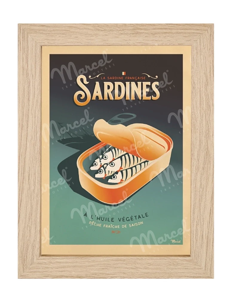 Carte Postale "Les Sardines"