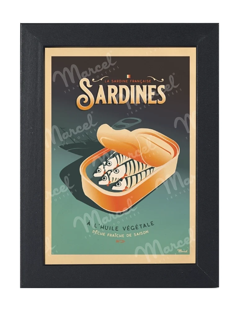 Carte Postale "Les Sardines"