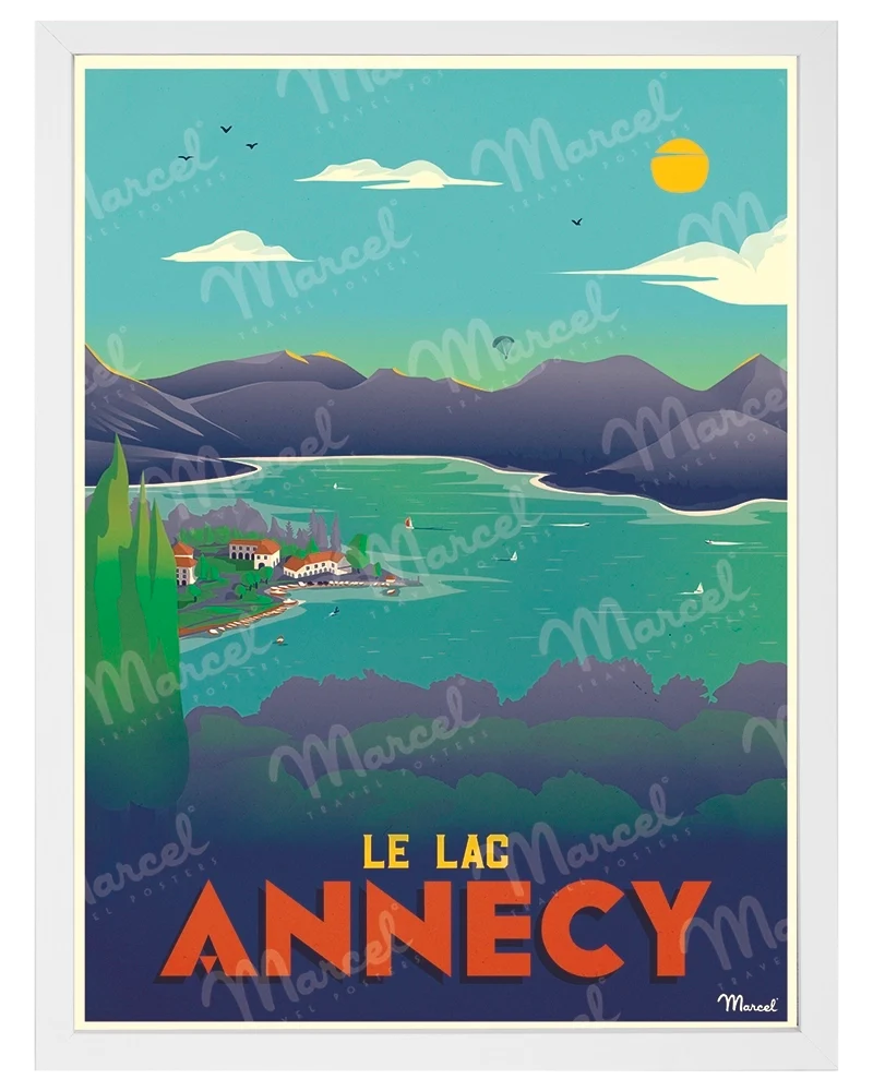 Affiche ANNECY "Le Lac"