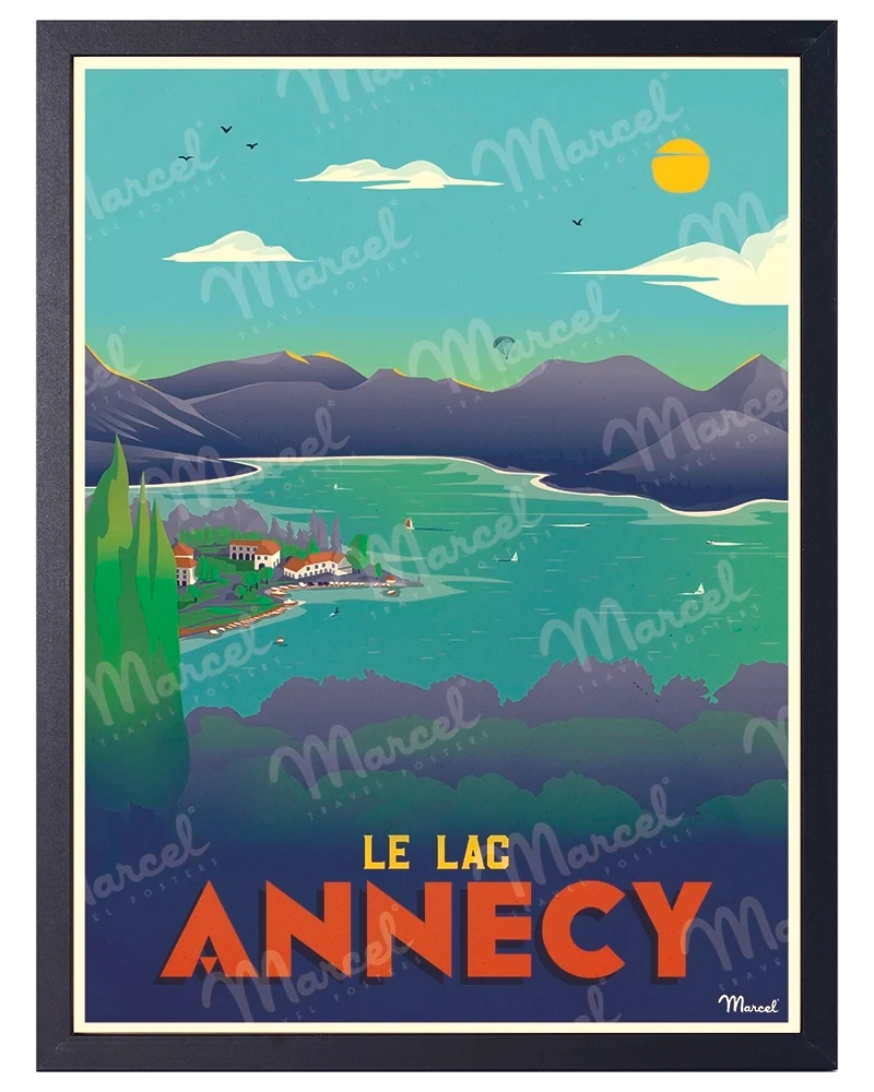 Affiche ANNECY "Le Lac"