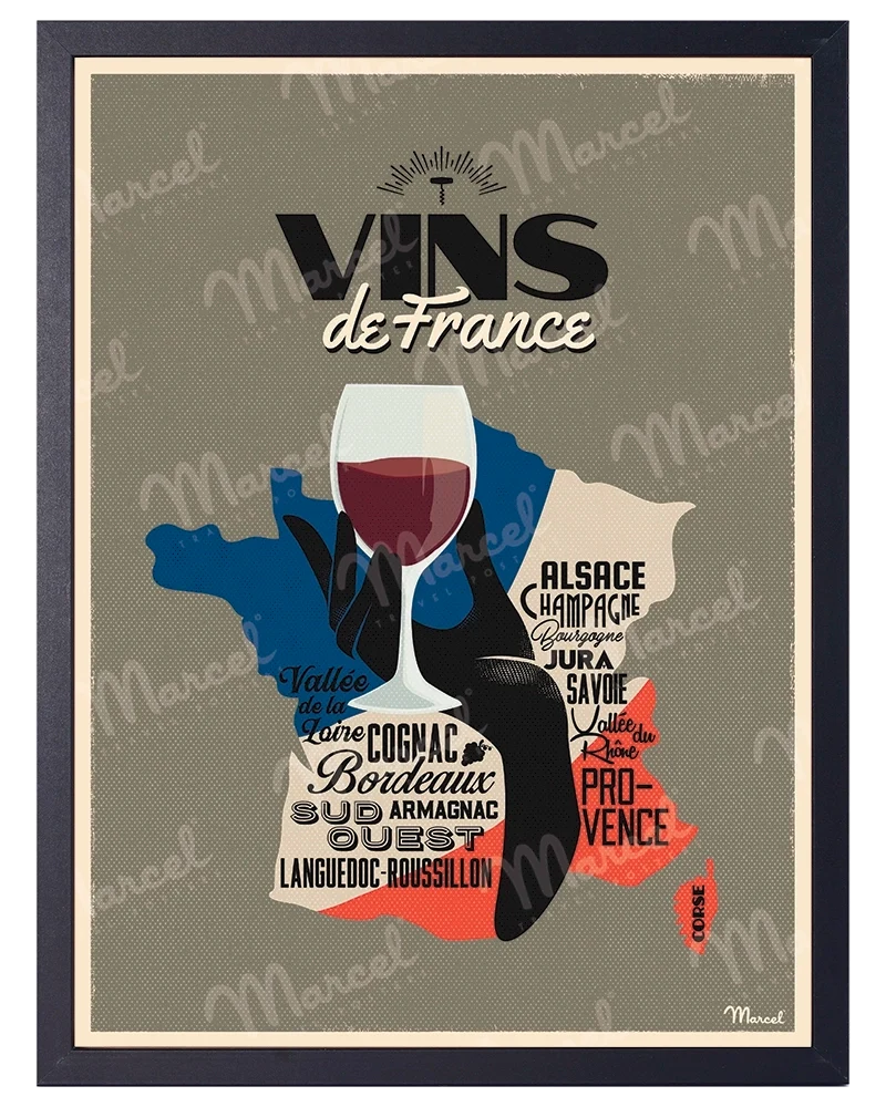 Affiche "Vins de FRANCE"