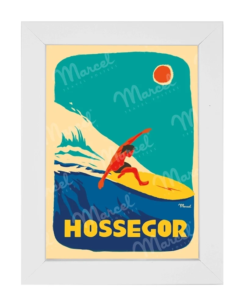 Carte Postale HOSSEGOR "Surfeur"