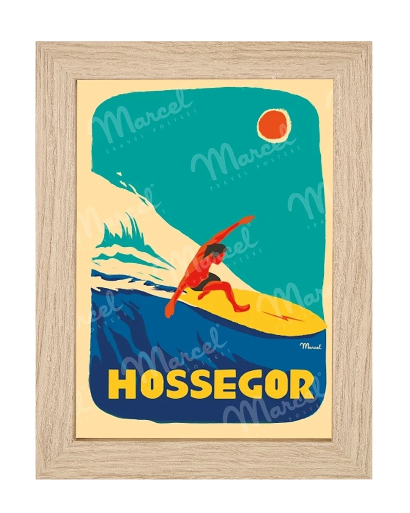 Carte Postale HOSSEGOR "Surfeur"