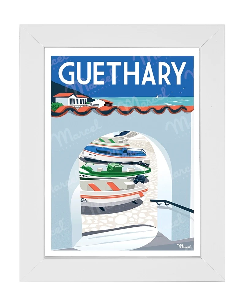 Carte Postale GUETHARY "Le Port"