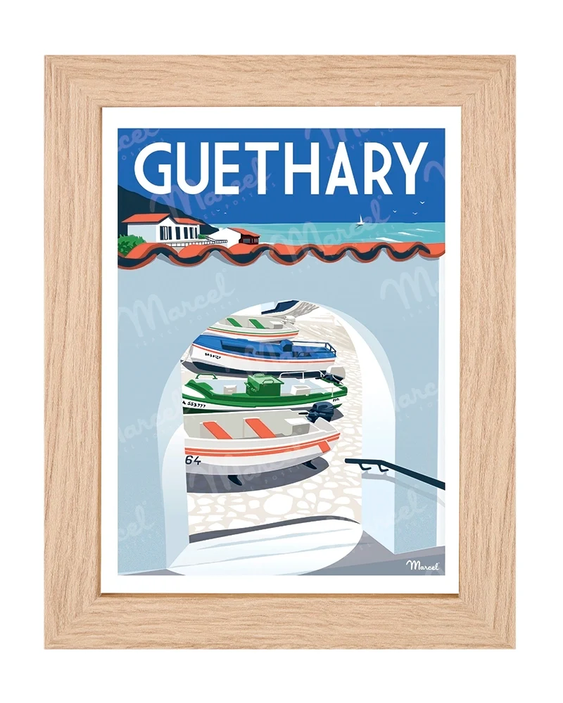 Carte Postale GUETHARY "Le Port"