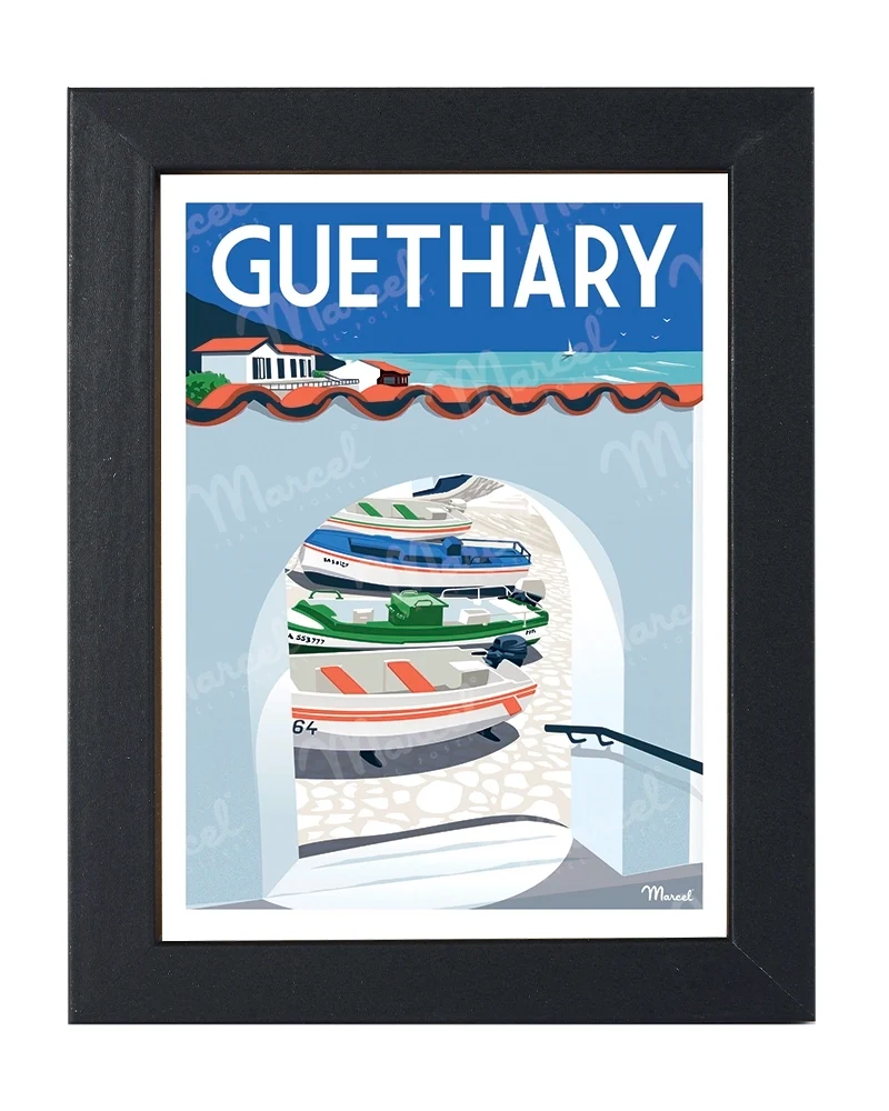 Carte Postale GUETHARY "Le Port"