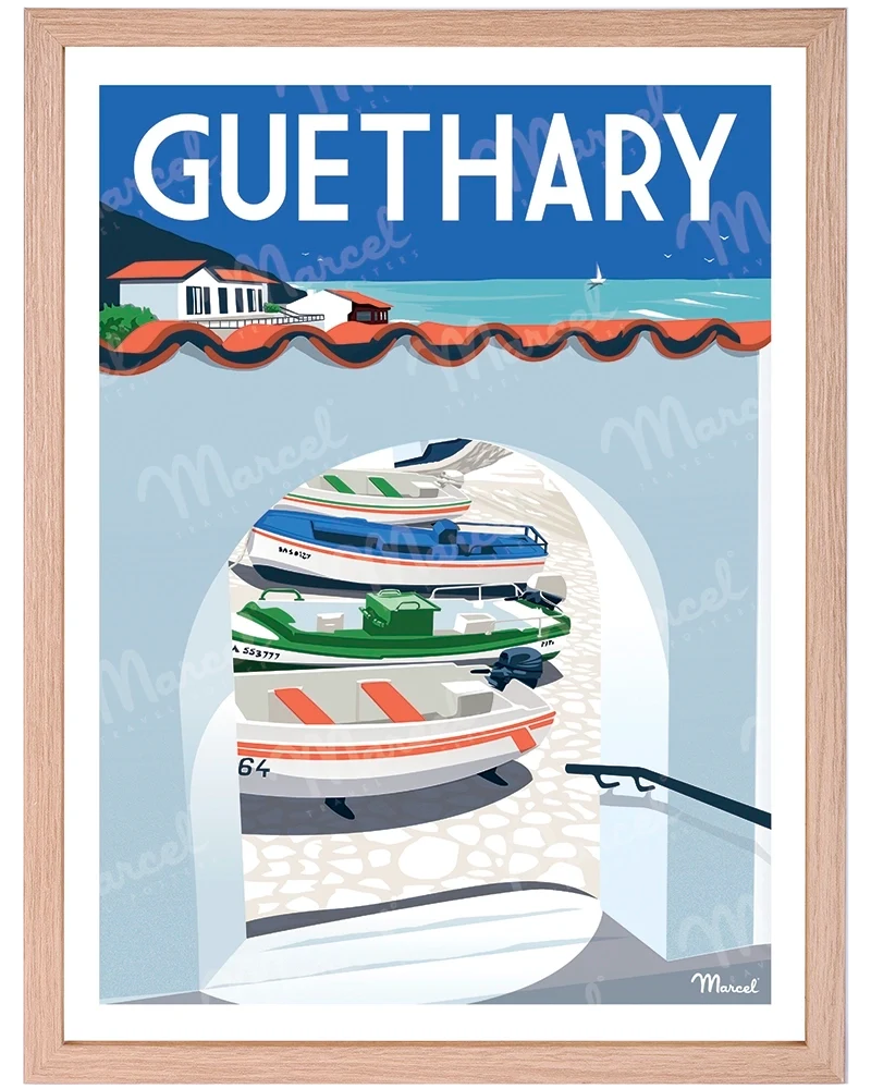 Affiche GUETHARY "Le Port"