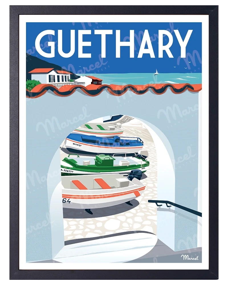 Affiche GUETHARY "Le Port"