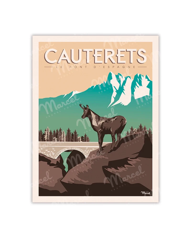 Carte Postale CAUTERETS "Le Pont d'Espagne"