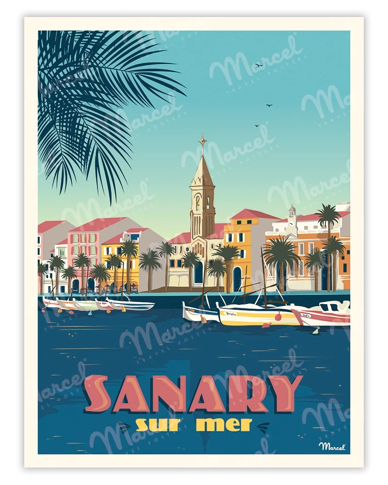 Affiche SANARY-SUR-MER