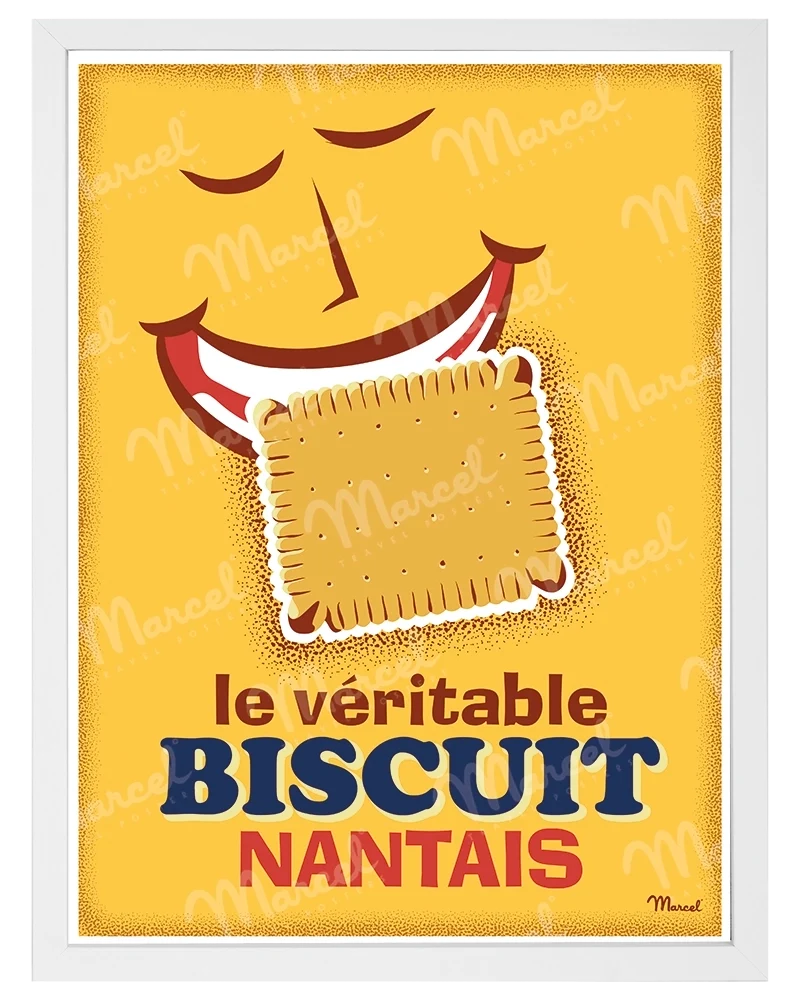 Affiche "Le Biscuit Nantais"