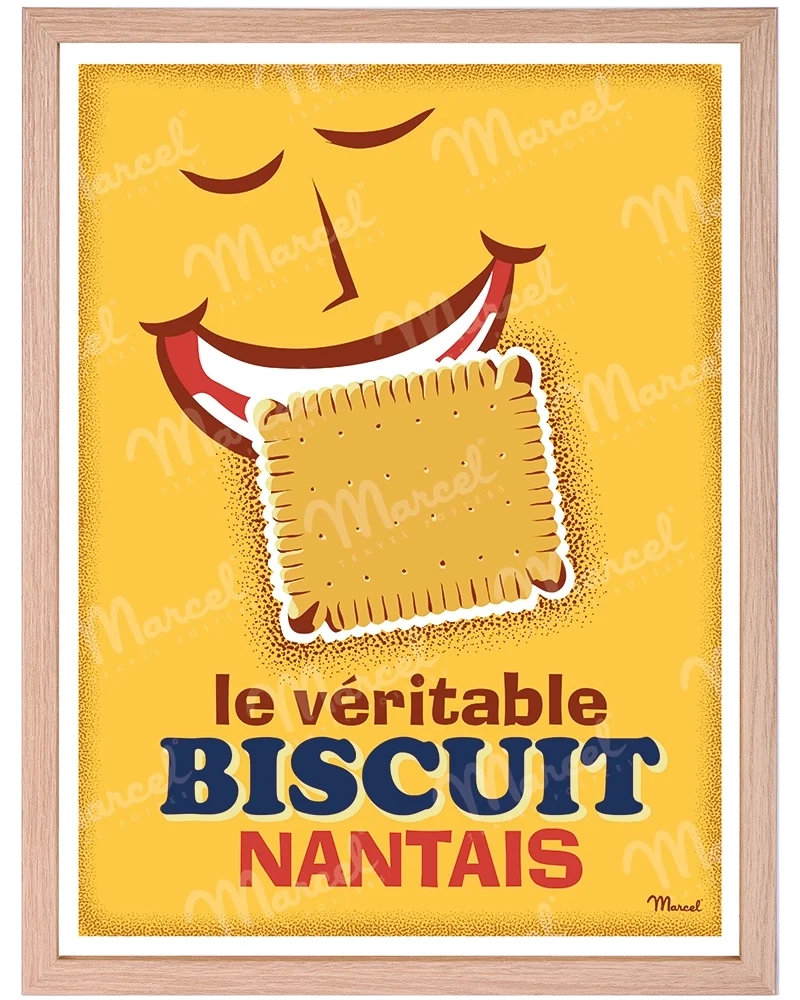 Affiche "Le Biscuit Nantais"
