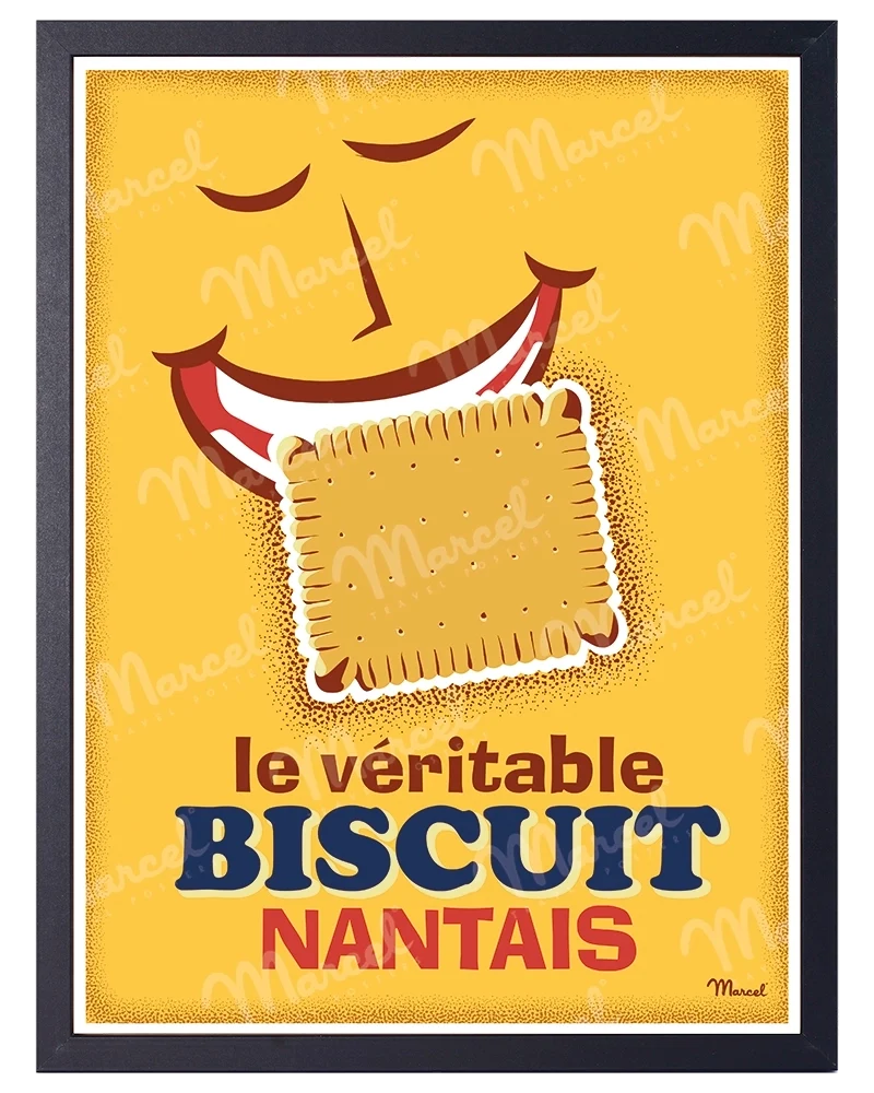 Affiche "Le Biscuit Nantais"