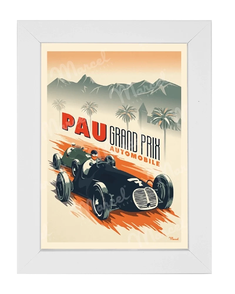 Carte Postale PAU "Grand Prix Automobile"
